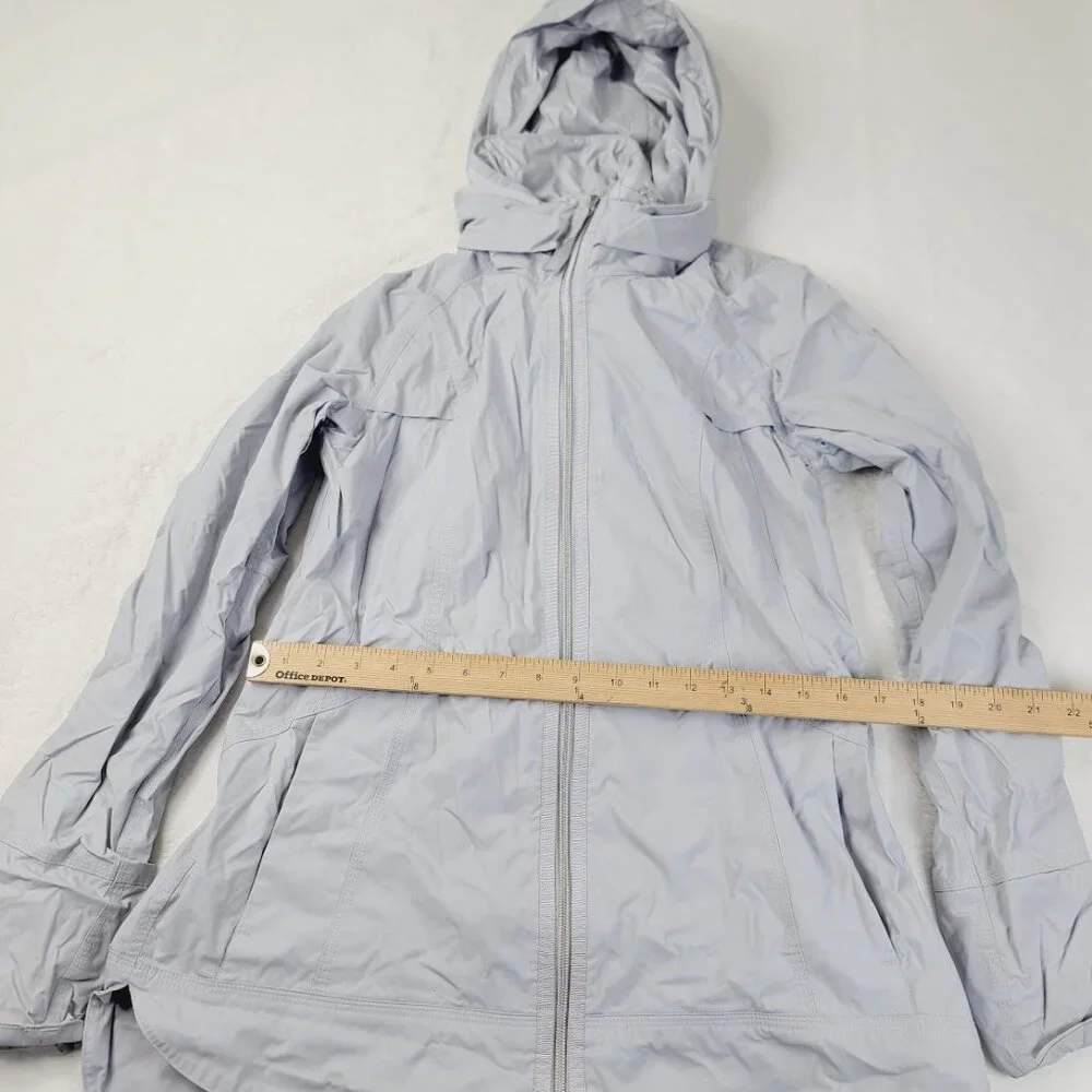 Lululemon‎ Women's Lavender Fo Drizzle Fox Tunic Rain Windbreaker Jacket Size 6